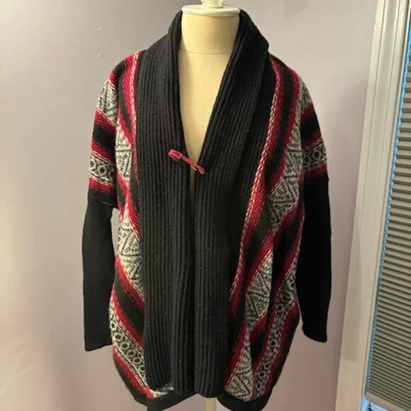 J.Jill Women’s Knit Sweater Open Front w/Pin Closure-SM - Picture 4 of 7